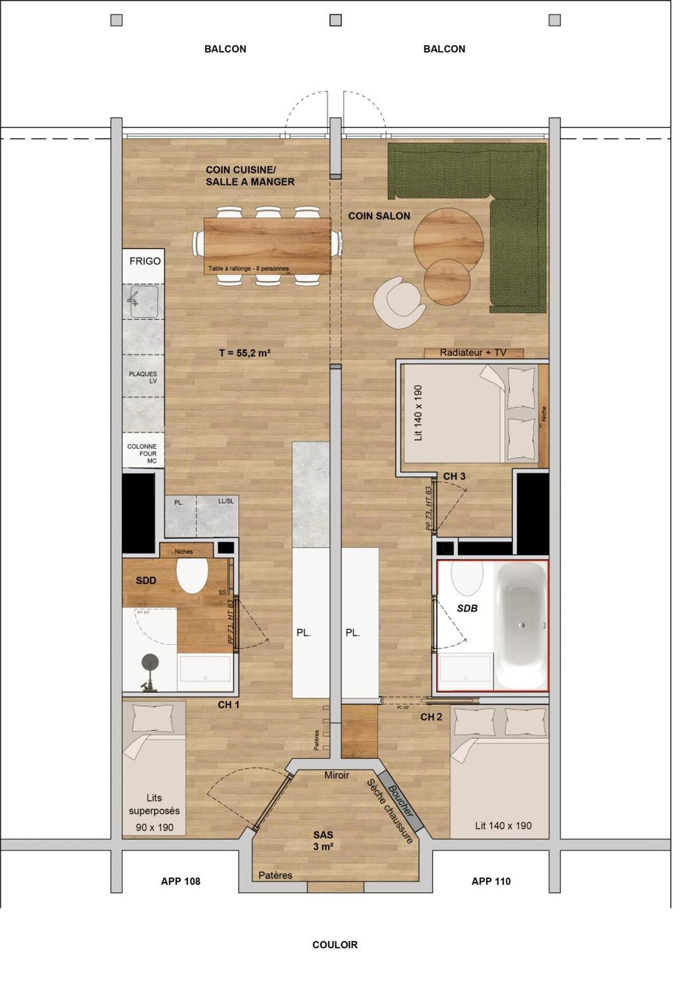 Arc 2000 - Appartement Ou Studio Avec Balcon Et Vue Les Arcs  Exterior photo
